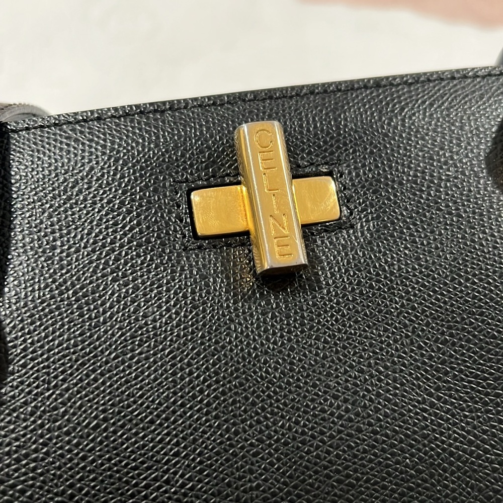 Celine Black Leather Bag with Gold Accents - Picture 5 of 16